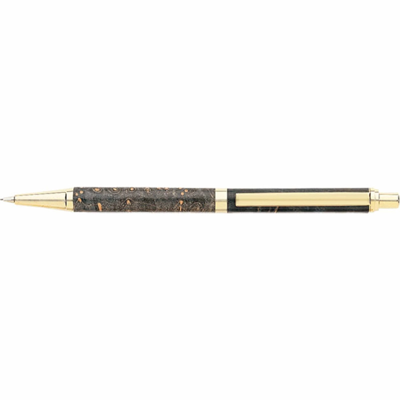 7 mm Slim Style Solid Clip Pencil Kit - Finish:Cobalt Gold
